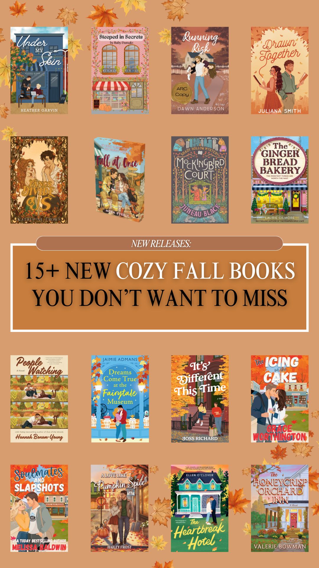 15+ New and Cozy Fall Books You Don't Want to Miss